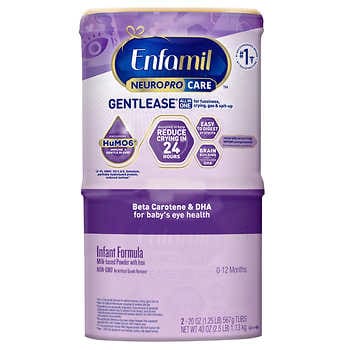 Enfamil NeuroPro Care Gentlease Formula, 20 oz, 2-pack
